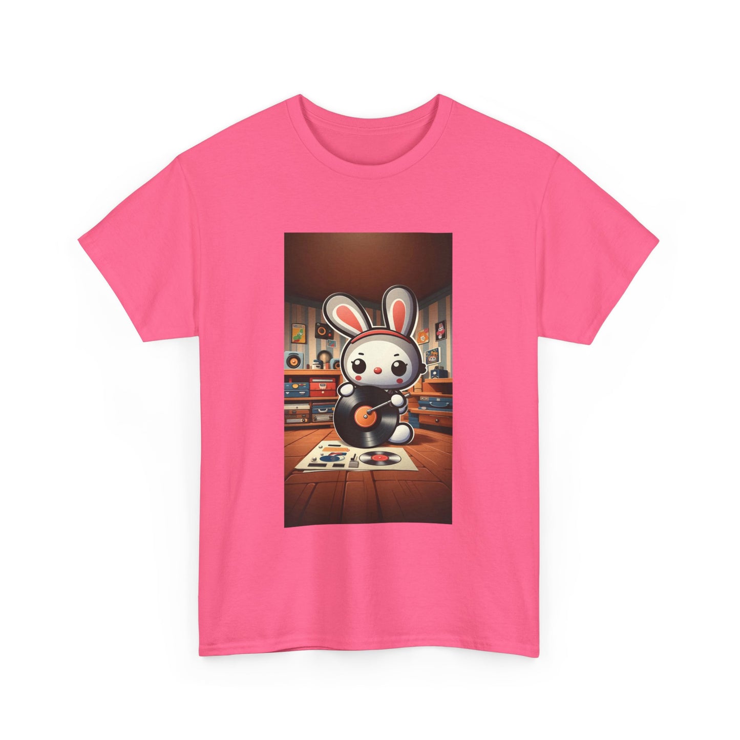 Women's T-Shirt Bunny Design Cotton Tee