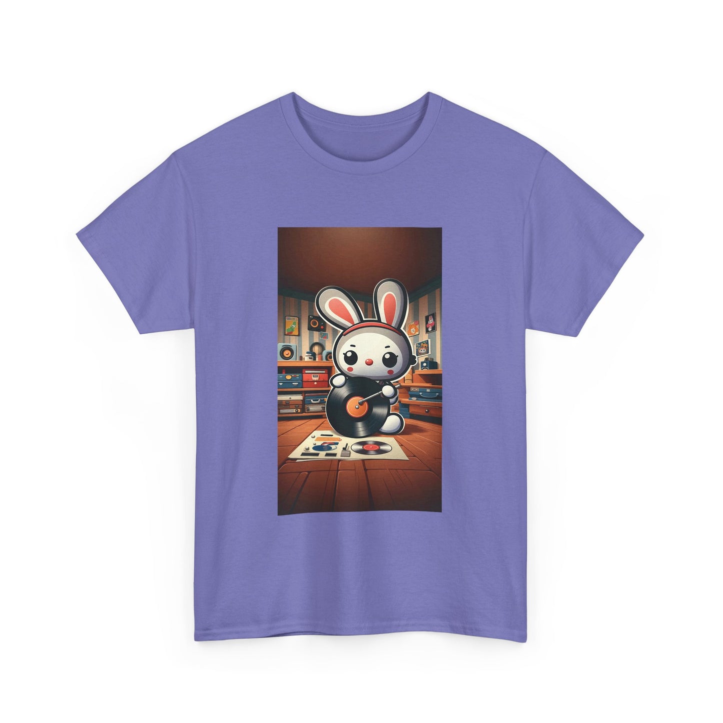 Women's T-Shirt Bunny Design Cotton Tee