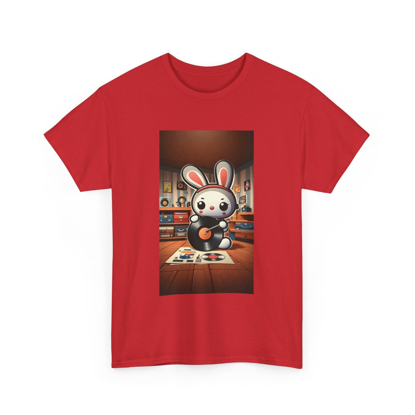 Women's T-Shirt Bunny Design Cotton Tee