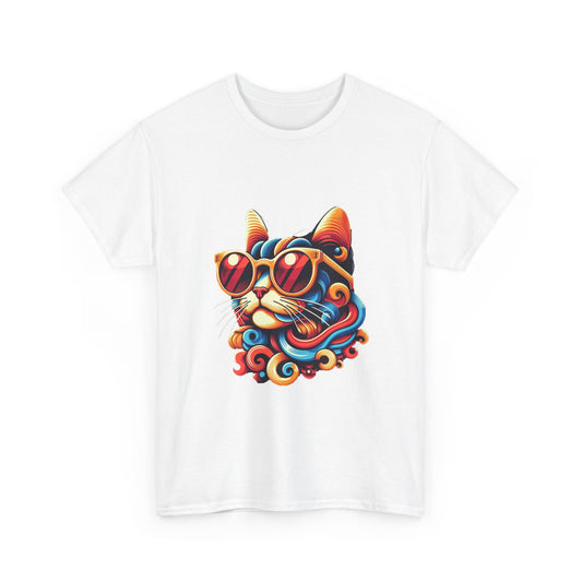 Women's Tee Shirt Glassy Cat