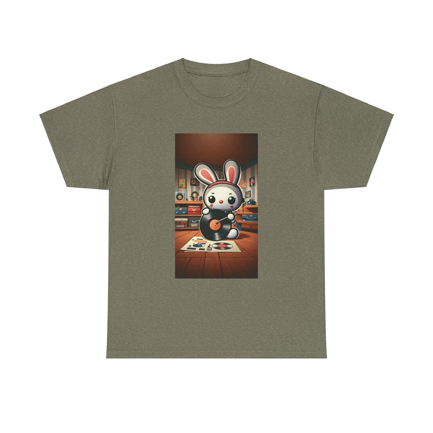 Women's T-Shirt Bunny Design Cotton Tee